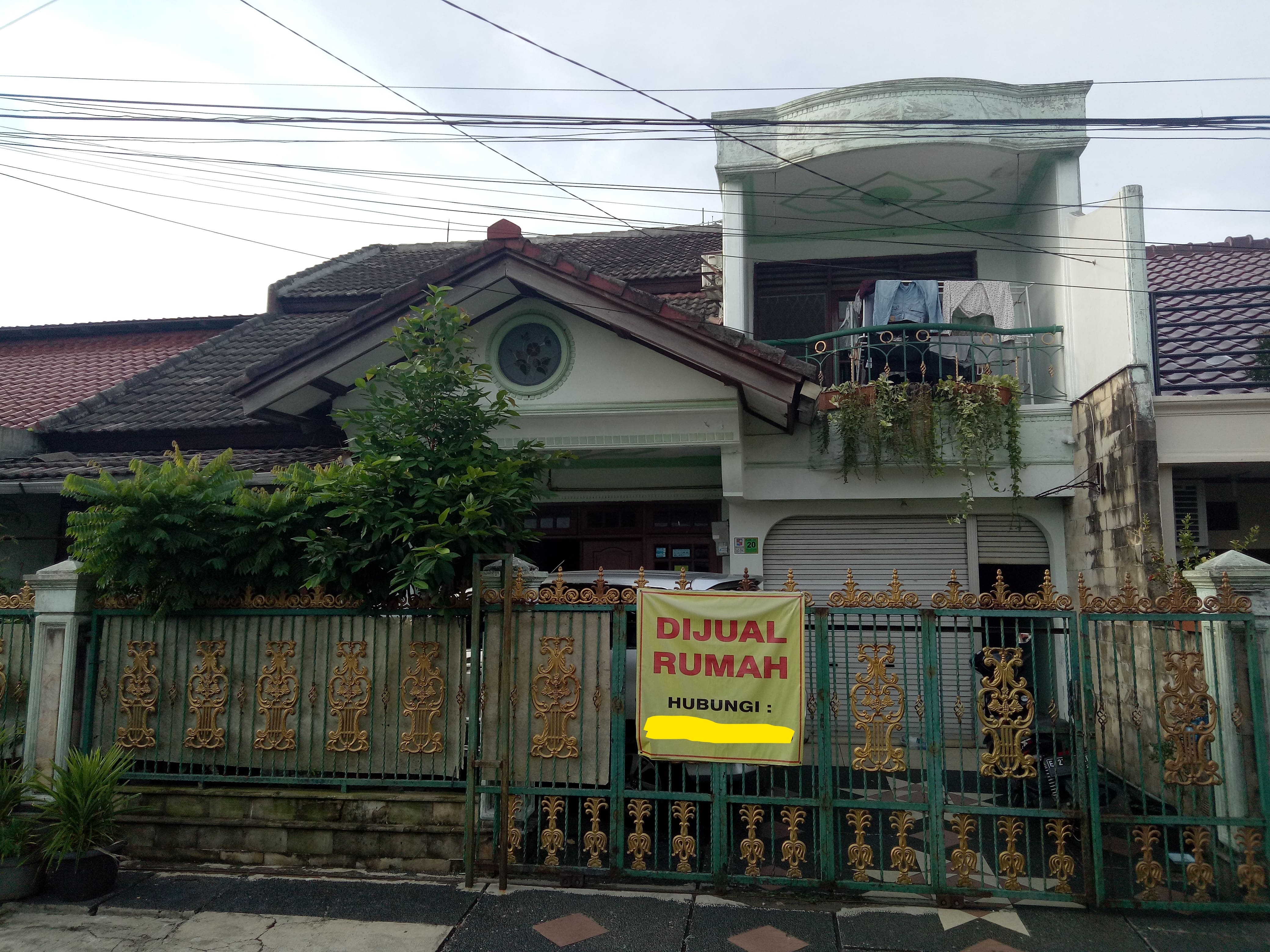 RUMAH DUA LANTAI DIJUAL 200-200 PERUMAHAN TAMAN CIMANGGU