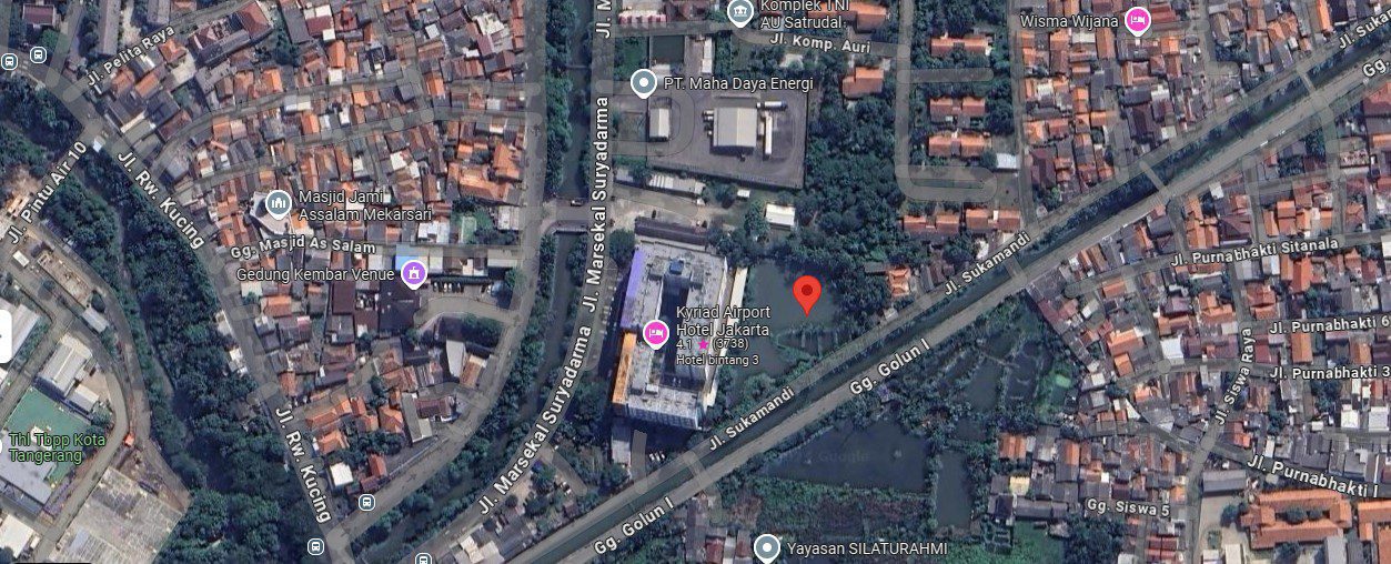 DIJUAL KAVLING 2.885 METER PERSEGI KARANGSARI NEGLASARI KOTA TANGERANG