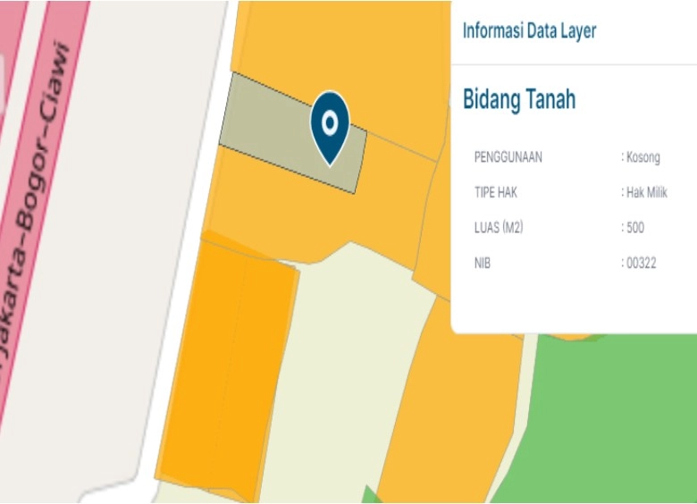 DIJUAL KAVLING 500 METER CADAS NGAMPAR SUKARAJA KABUPATEN BOGOR - Foto 4