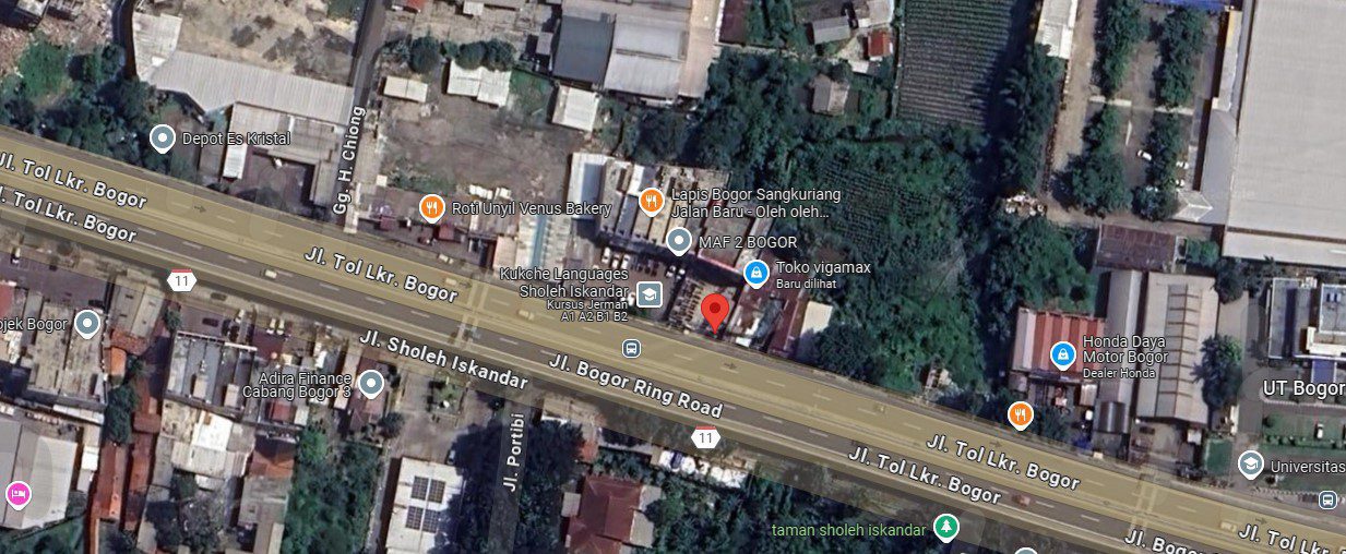 DISEWA RUANG USAHA +/- 1.000 METER PERSEGI JL. SHOLEH ISKANDAR BOGOR - Foto 2