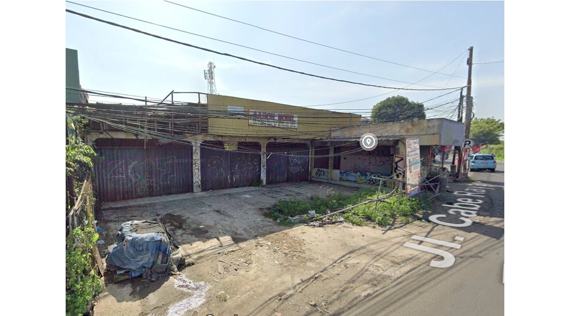 DIJUAL RUANG USAHA EX SHOWROOM JL. PONDOK CABE RAYA PAMULANG TANGERANG