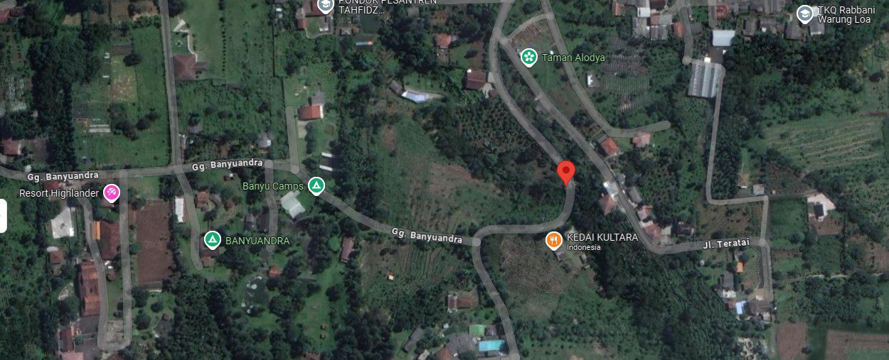DISEWA KAVLING 3.400 METER PERSEGI GUNUNG MALANG CIAPUS KABUPATEN BOGOR