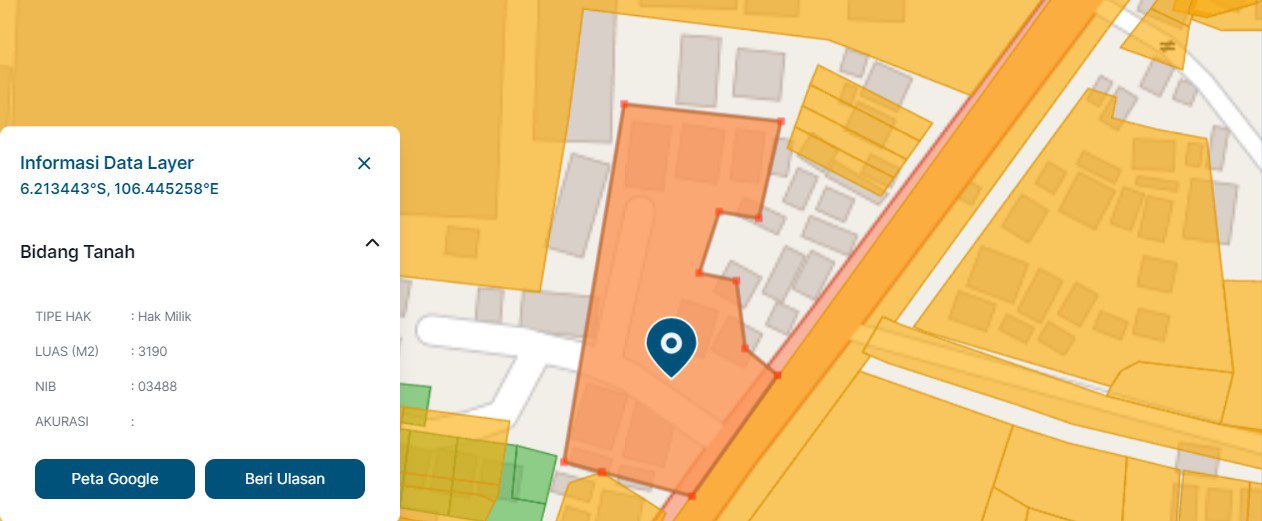 DIJUAL KAVLING 3.190 METER PERSEGI SENTUL JAYA BALARAJA TANGERANG