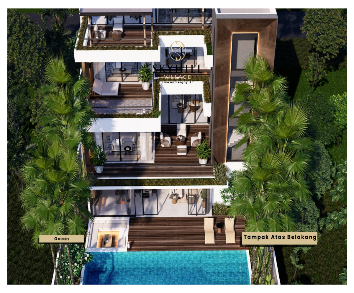 Luxury Tropical Villa 3 Bedroom dengan View Laut di Nusa Dua - Bali - Foto 4