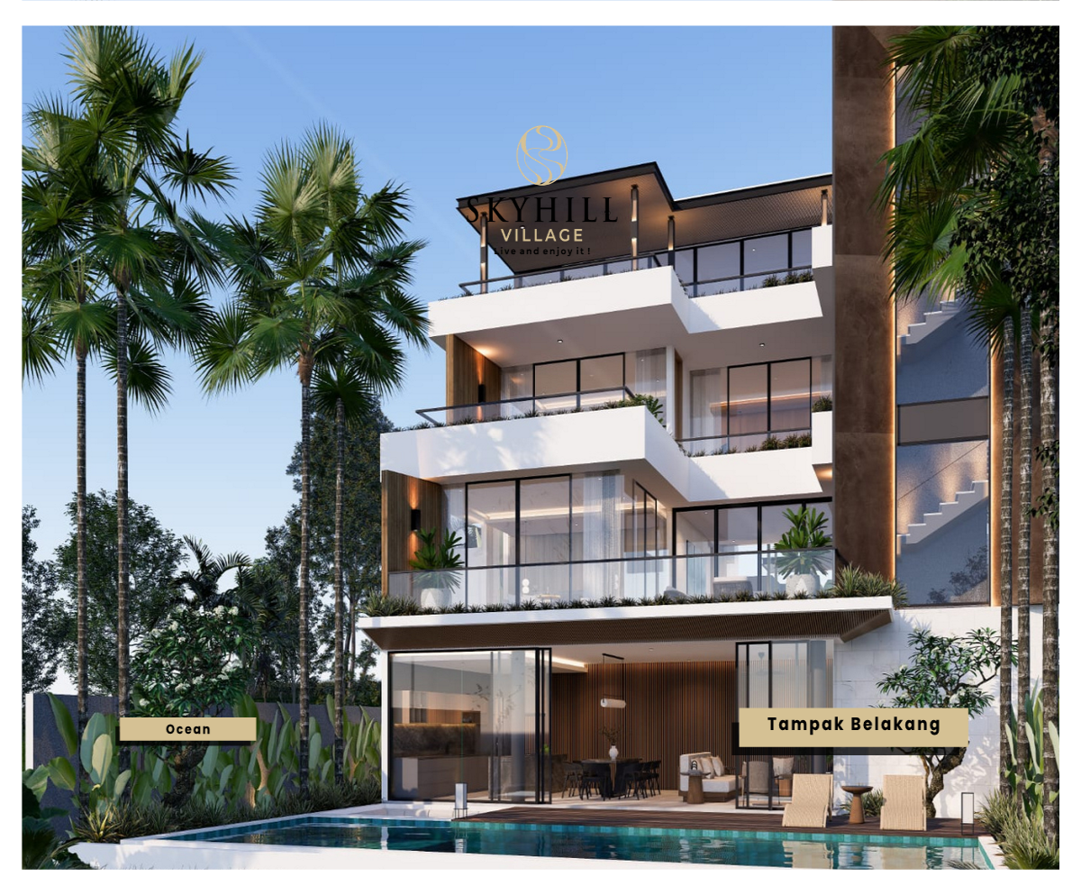 Luxury Tropical Villa 3 Bedroom dengan View Laut di Nusa Dua - Bali
