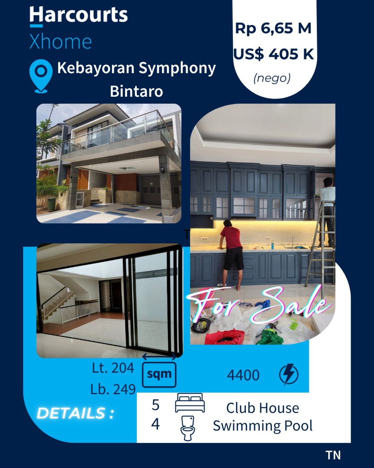 Dijual rumah di district Kebayoran Bintaro Jaya Tangerang Selatan