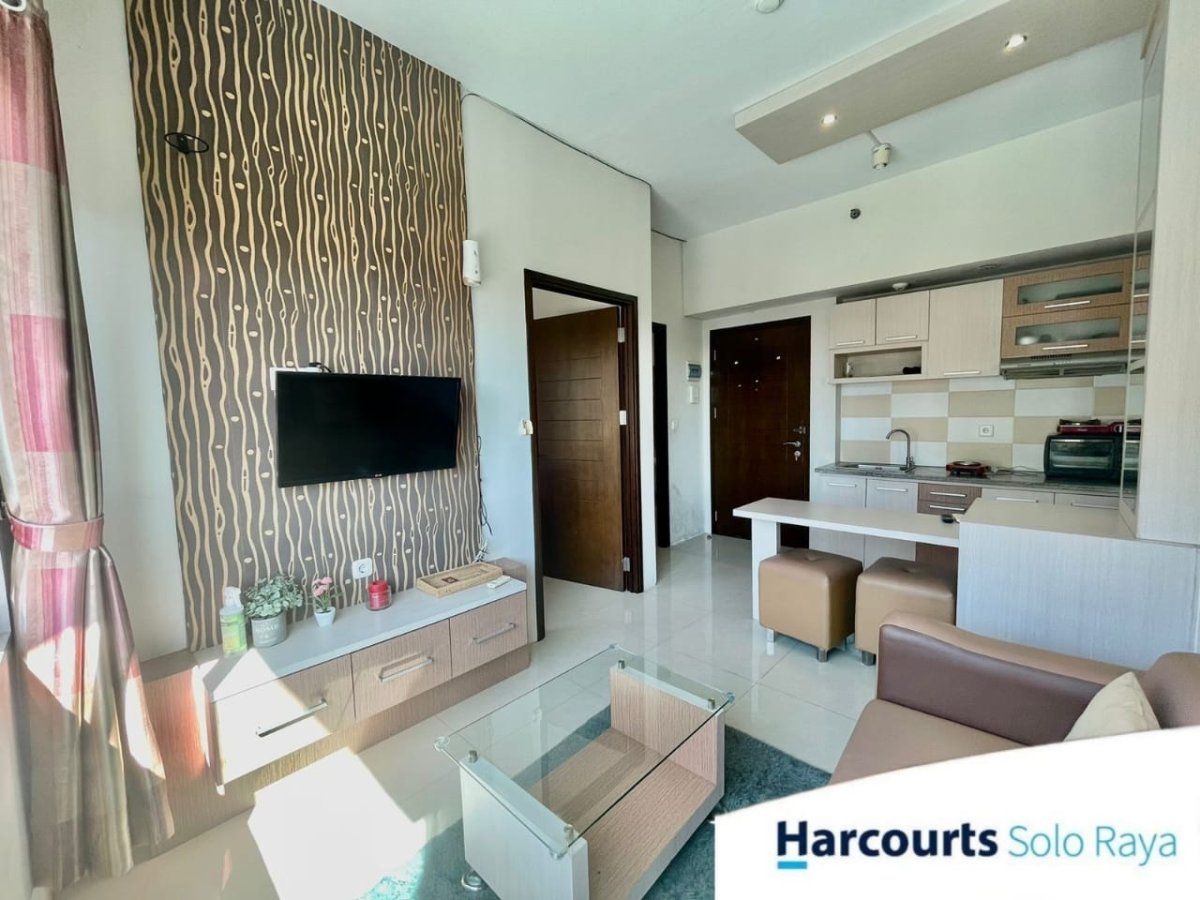 Disewakan Apartemen Solo Paragon Type 1 Bedroom, Terhubung Dengan Shoping Mall & Hotel di Solo