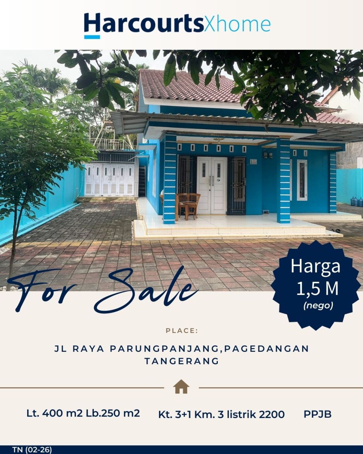 Dijual rumah luas di Jl Raya Parung Panjang Pagedangan Tangerang - Foto 8