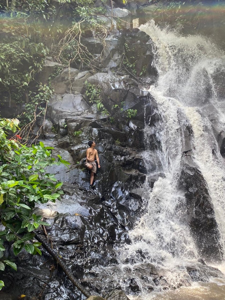 Jual lahan eksotis ada air terjun, diapit 2 sungai di Ubud, Bali - Foto 3