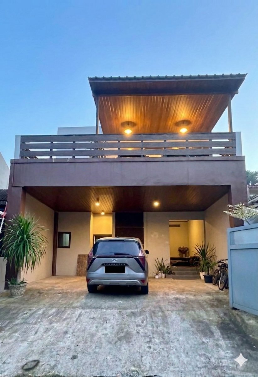 TURUN HARGA, HARUS TERJUAL BULAN INI, RUMAH MEWAH 2 LANTAI, LT 180 M2, CINERE ESTATE, DEPOK