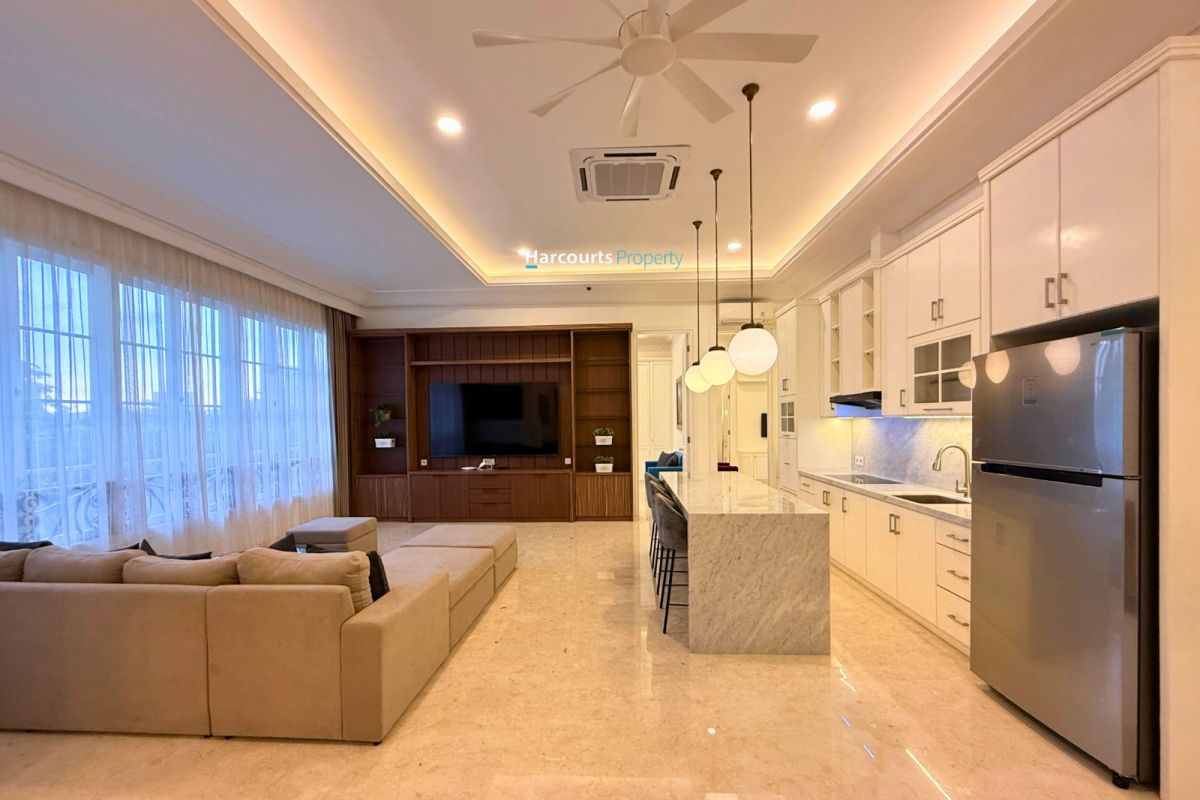 Dijual Rumah Brand New Berkonsep American Classic Full Furnished di Kemang - Foto 3