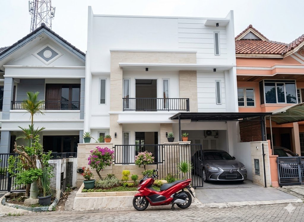 Hot Lelang Rumah Modern Minimalis @Villa Valensia Surabaya Barat