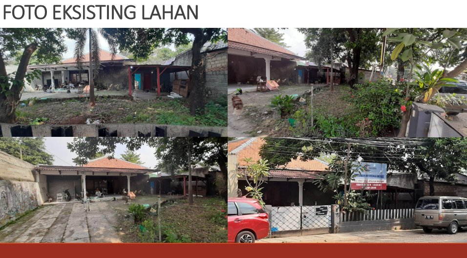 RUMAH TINGGAL PRIBADI, COCOK UNTUK KANTOR/TEMPAT USAHA LOKASI STRATEGIS, BEBAS BANJIR DI PONDOK BAMBU - Foto 2
