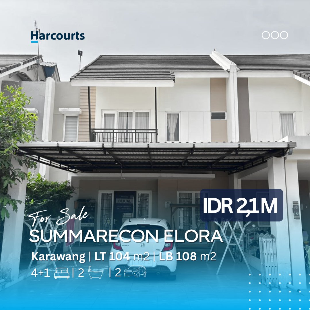Rumah Modern 2 Lantai - Summarecon Emerald Karawang - Dekat Akses Tol