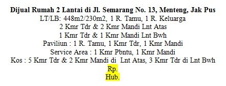 Dijual Rumah & Kos di Jalan Semarang, Menteng, Jakarta Pusat - Foto 5