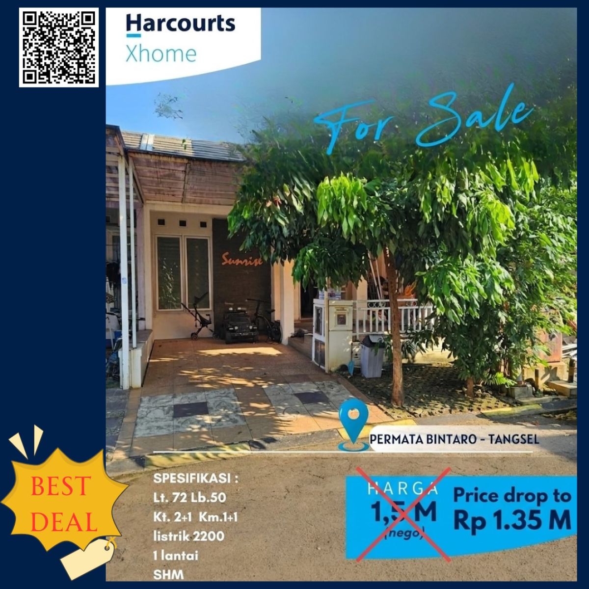 Dijual rumah 1 lantai di permata bintaro sektor 9 - Foto 9