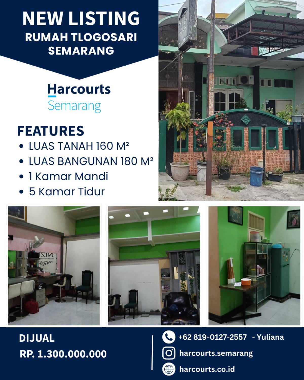 Rumah Strategis Pinggir Jalan di Tlogosari Semarang – Cocok untuk Kos, Kantor, atau Tempat Usaha - Foto 6