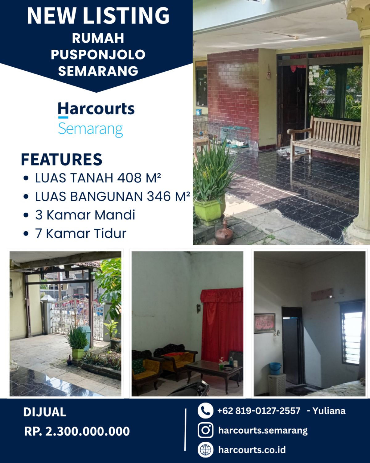 Rumah Tengah Kota Harga Tanah depan Kos kos an Semarang Barat - Foto 6
