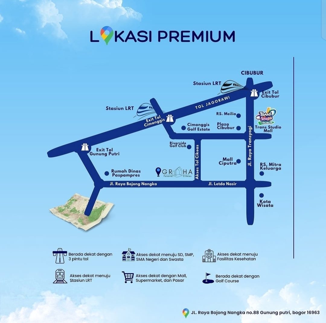Rumah Mewah 2 Lantai di Cikeas dekat Tol Jatikarya - Tipe Grande - Foto 9