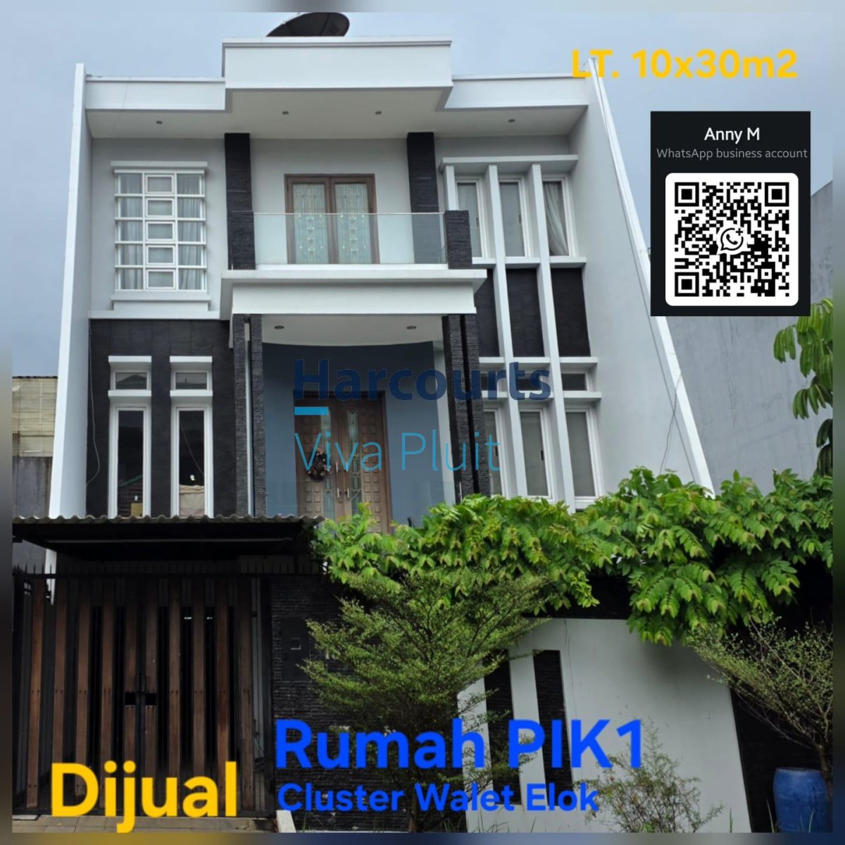 Dijual Rumah 3 Lantai  – Kompleks Walet Elok, Lokasi Strategis! - Foto 2