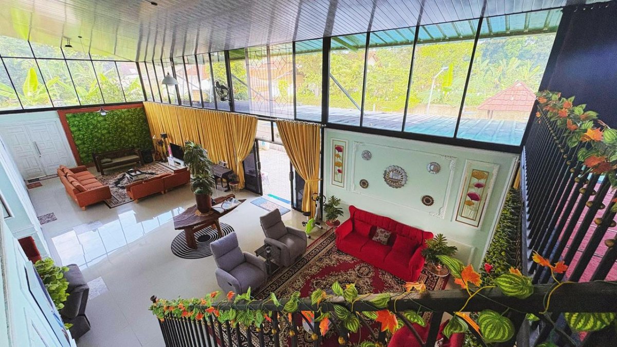Dijual Rumah Full Furnish Ada Kolam Renang di Petir Dramaga Bogor - Foto 4