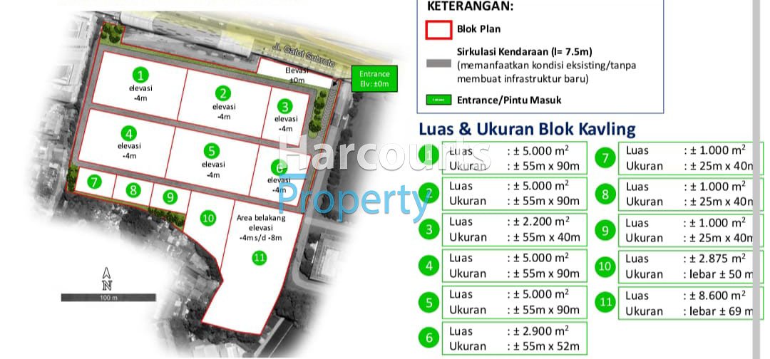 Disewakan Tanah Super Luas Area Gatot Subroto - Foto 9