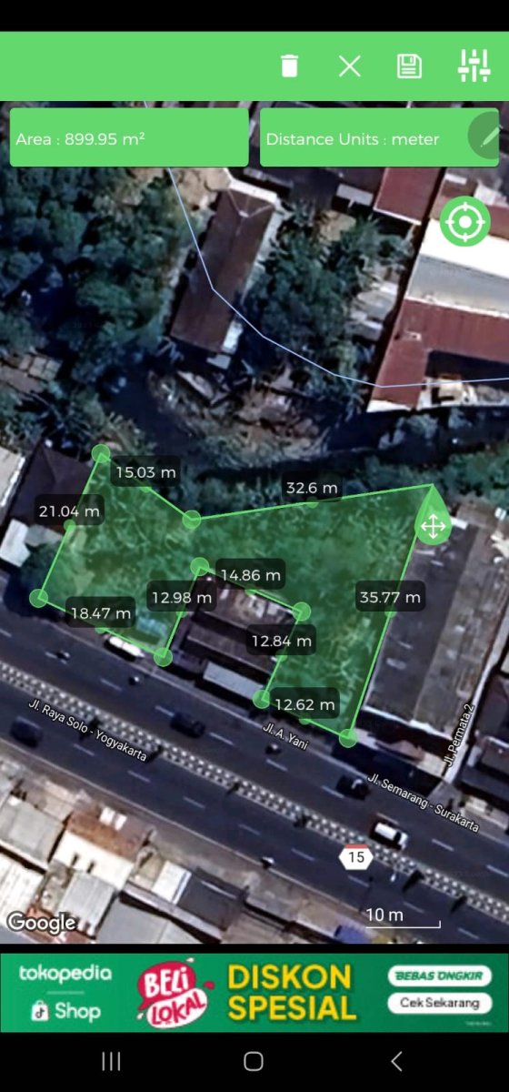 Tanah Strategis Dua Muka Jalan di Jl. Ahmad Yani, Pabelan, Kartasura, Solo - Foto 5