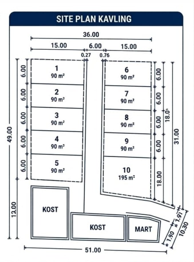 Dijual Tanah Kavling Siap Bangun Geger Kalong Bandung Barat - Foto 3