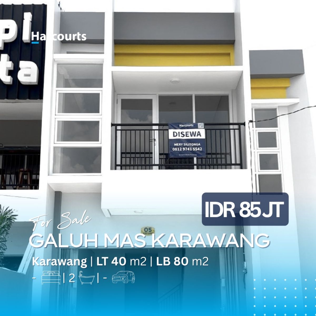 Ruko Bagus Daerah Galuh Mas SHM Telukjambe Timur, Karawang