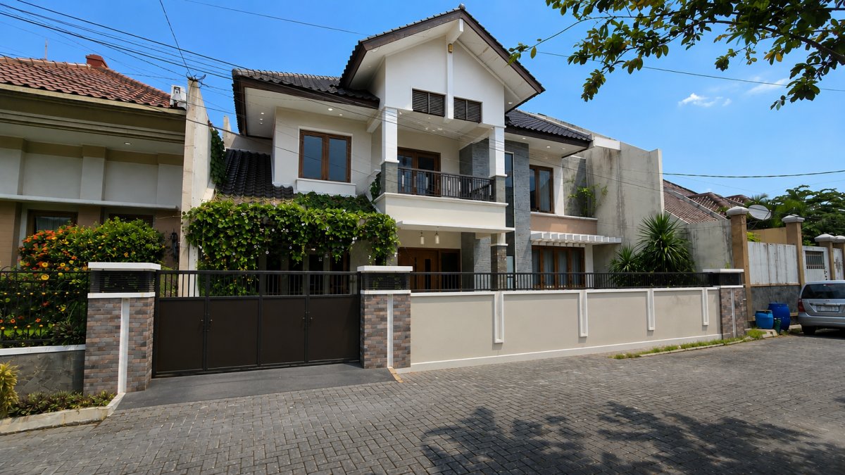 Rumah Mewah Minimalis di Cluster Elite Solo Baru