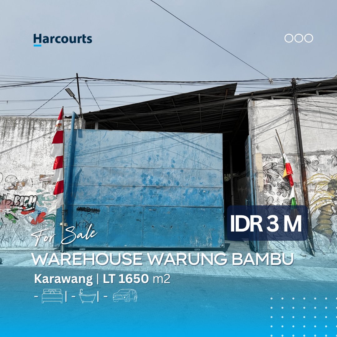 GUDANG DEKAT AKSES TOL SIAP HUNI - WARUNG BAMBU, KARAWANG