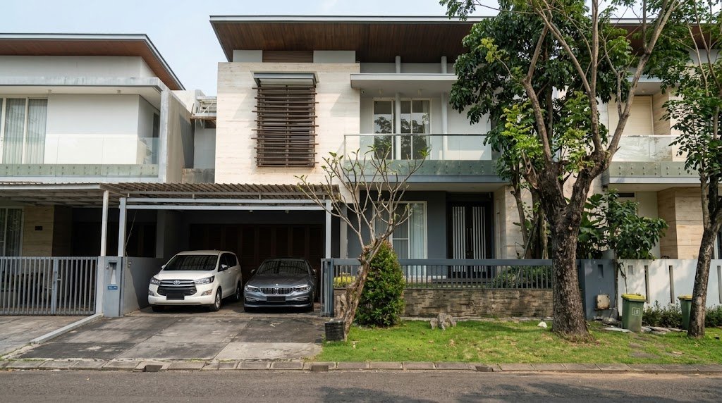 Lelang Rumah Include Pengosongan Lokasi Wisata Bukit Mas Cluster Du Louvre Surabaya Barat