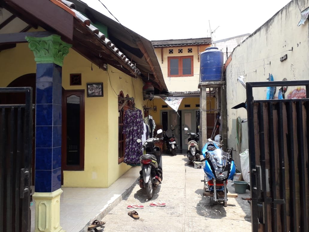 RUMAH KONTRAKAN 5 PINTU, MASING - MASING 1 KAMAR , SIAP PAKAI COCOK UNTUK USAHA DIBINTARA BEKASI BARAT