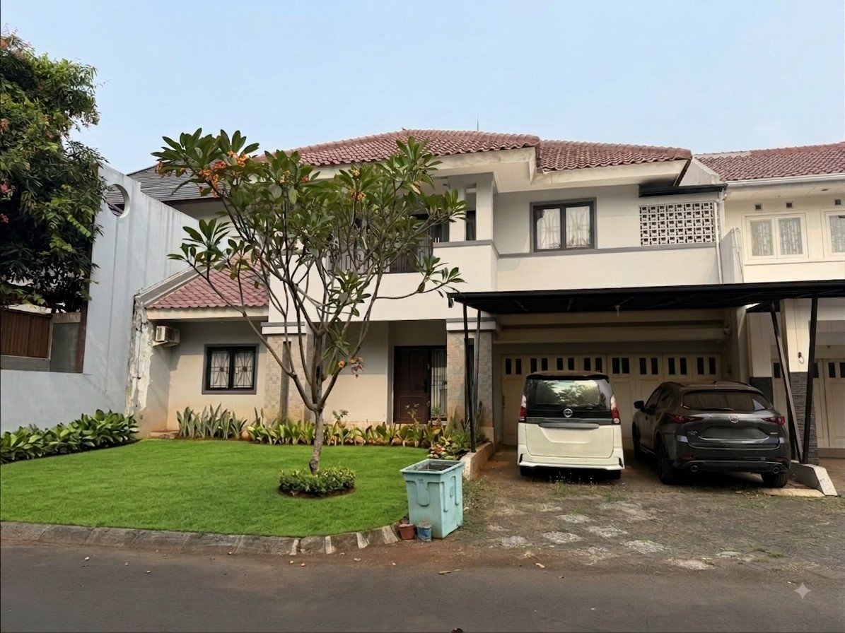 Disewakan Rumah Besar Halaman Luas di BSD Giri Loka