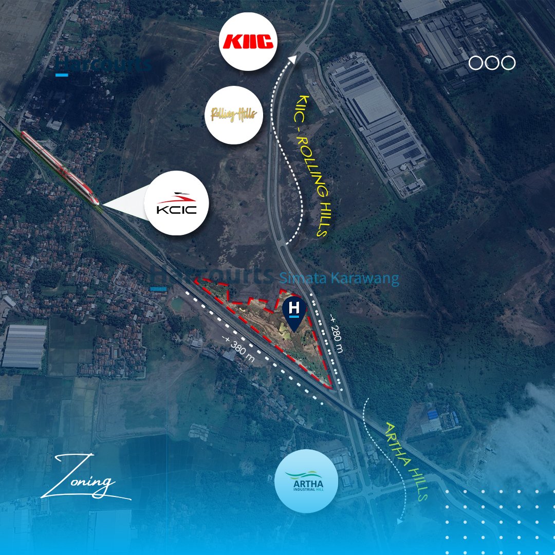 TANAH INDUSTRIAL AKSESIBEL DEKAT 3 KAWASAN INDUSTRI DAN STASIUN KCIC KARAWANG - Foto 2