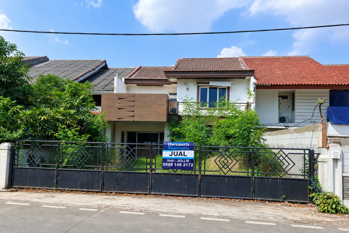 Jual Cepat Rumah lama Pulomas strategis Pinggir Jalan Raya, cocok untuk Usaha atau Kantor