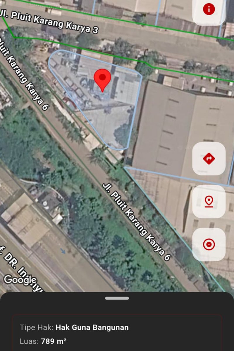 Dijual Gudang Luas Tanah 1320m2 Di Pluit Karang Karya, Penjaringan - Jakarta Utara