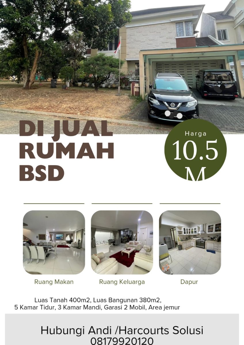 Rumah Dijual Siap Huni