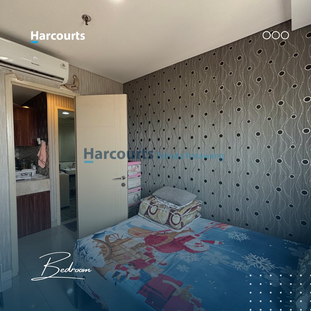APARTMENT 2 BEDROOM SEMI FURNISHED LIPPO CIKARANG SIAP HUNI - Foto 3