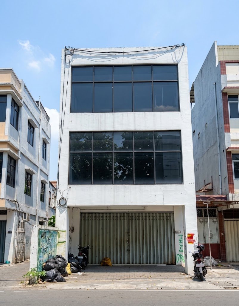 Lelang Incl. Pengosongan Lokasi Ruko @Nol Jalan Genteng Kali Surabaya