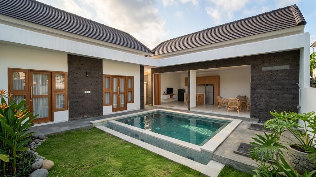 Dijual Villa View Sawah Lokasi Ubud Gianyar Bali
