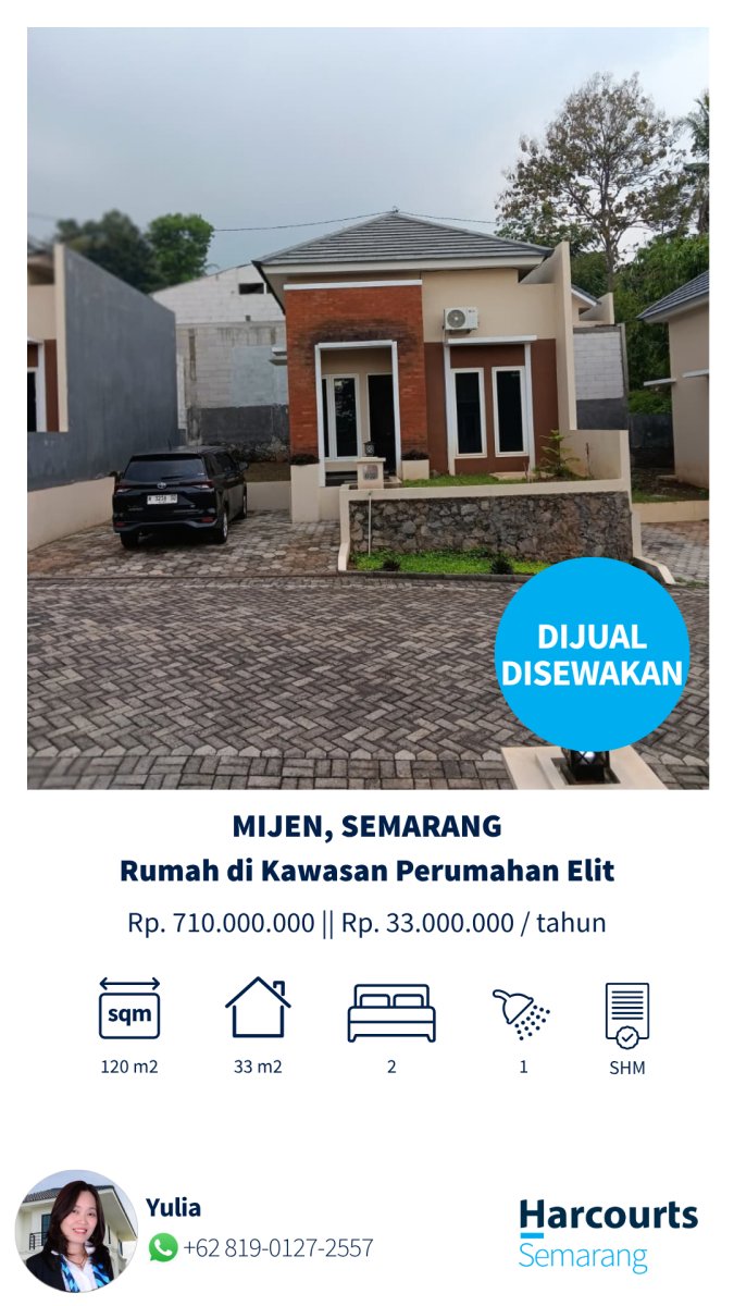 Dijual/Disewakan Rumah Siap Huni Dekat Unika Bsb Semarang - Properti | Harcourts