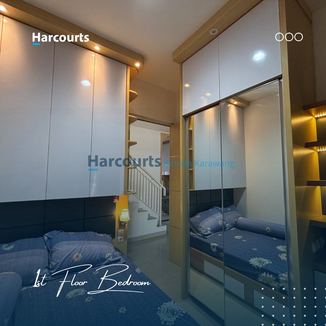 SEWA RUMAH MEWAH FULL FURNISHED FULL INTERIOR CLUSTER BRAWIJAYA GRAND TARUMA KARAWANG - Foto 6