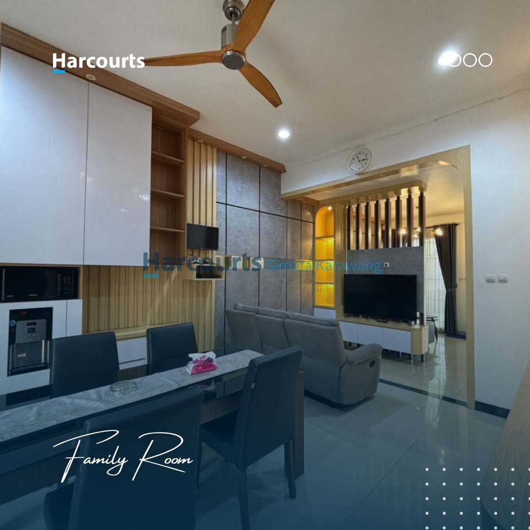 SEWA RUMAH MEWAH FULL FURNISHED FULL INTERIOR CLUSTER BRAWIJAYA GRAND TARUMA KARAWANG - Foto 4