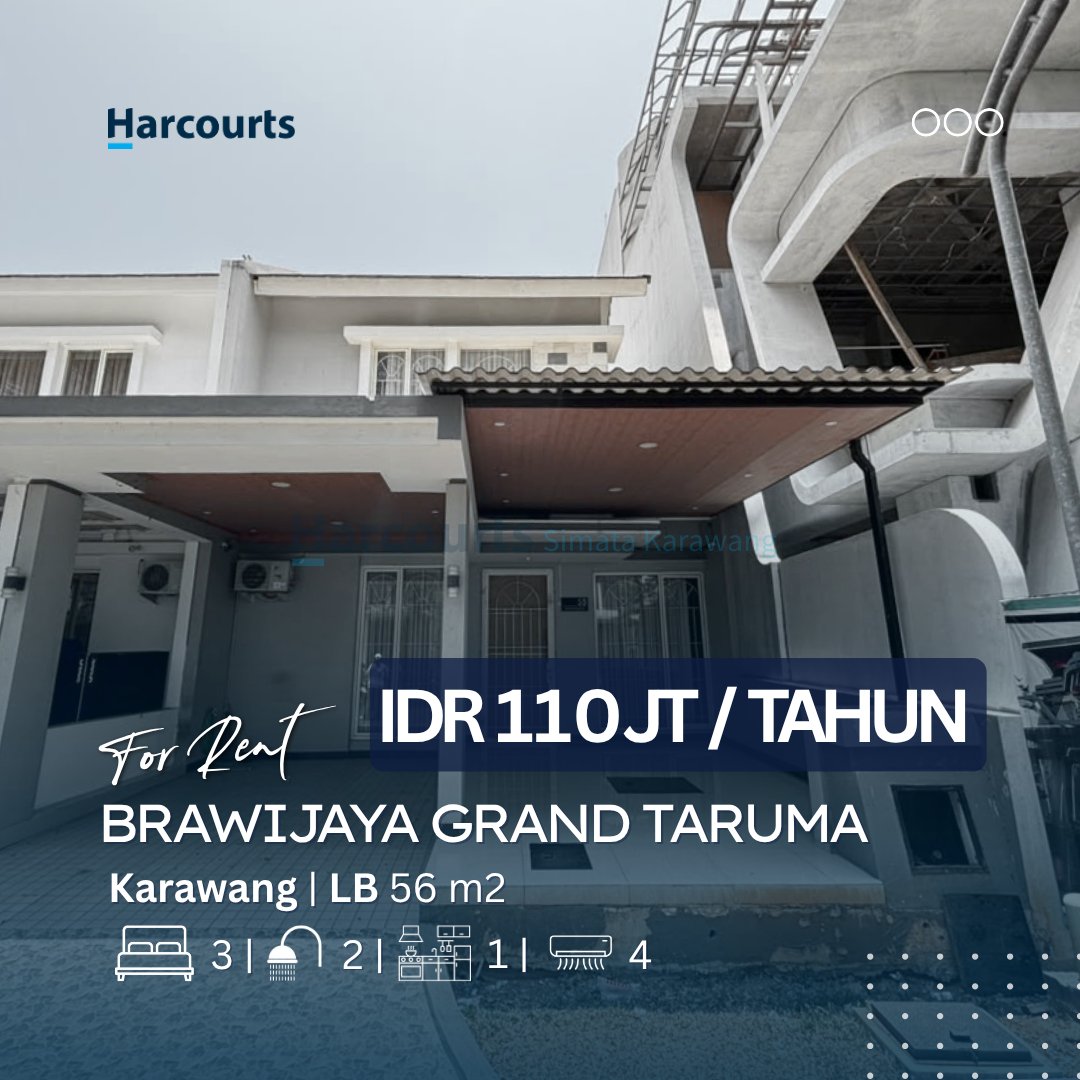 SEWA RUMAH MEWAH FULL FURNISHED FULL INTERIOR CLUSTER BRAWIJAYA GRAND TARUMA KARAWANG - Foto 2