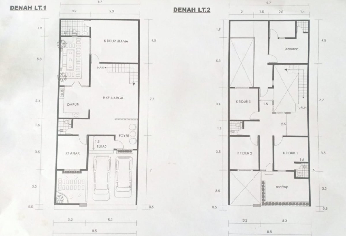 Rumah Baru Gress 2½ Lantai di Banyuagung, Solo - Foto 4
