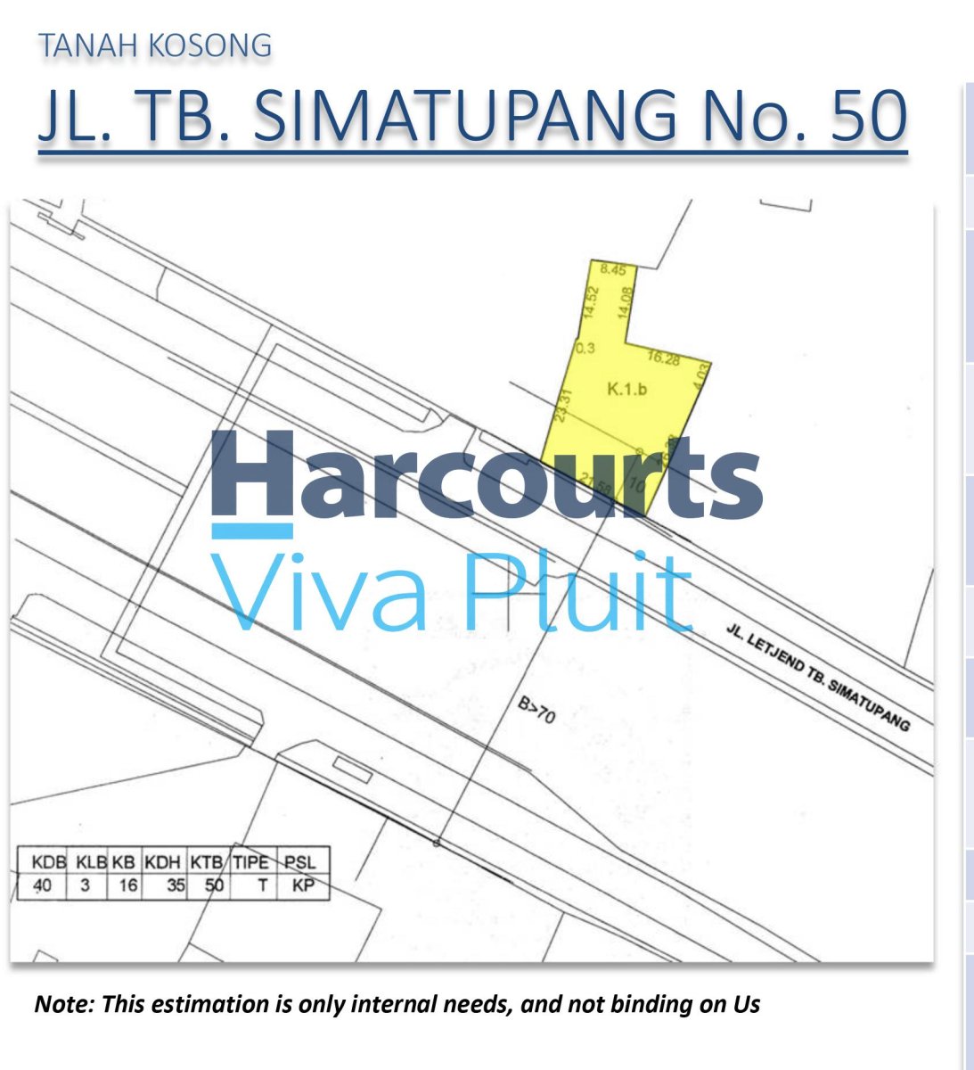 DIJUAL TANAH STRATEGIS – TB SIMATUPANG - Foto 5