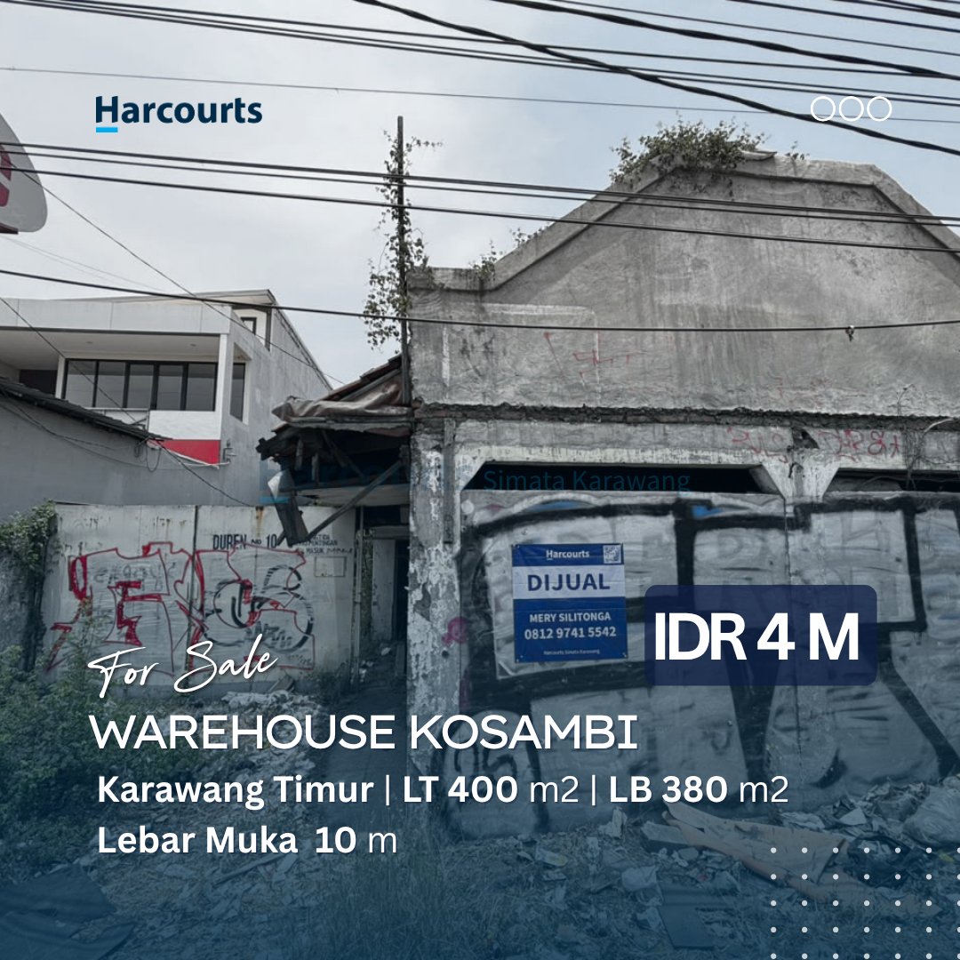 GUDANG PINGGIR JALAN BESAR KOSAMBI KARAWANG TIMUR - Properti | Harcourts