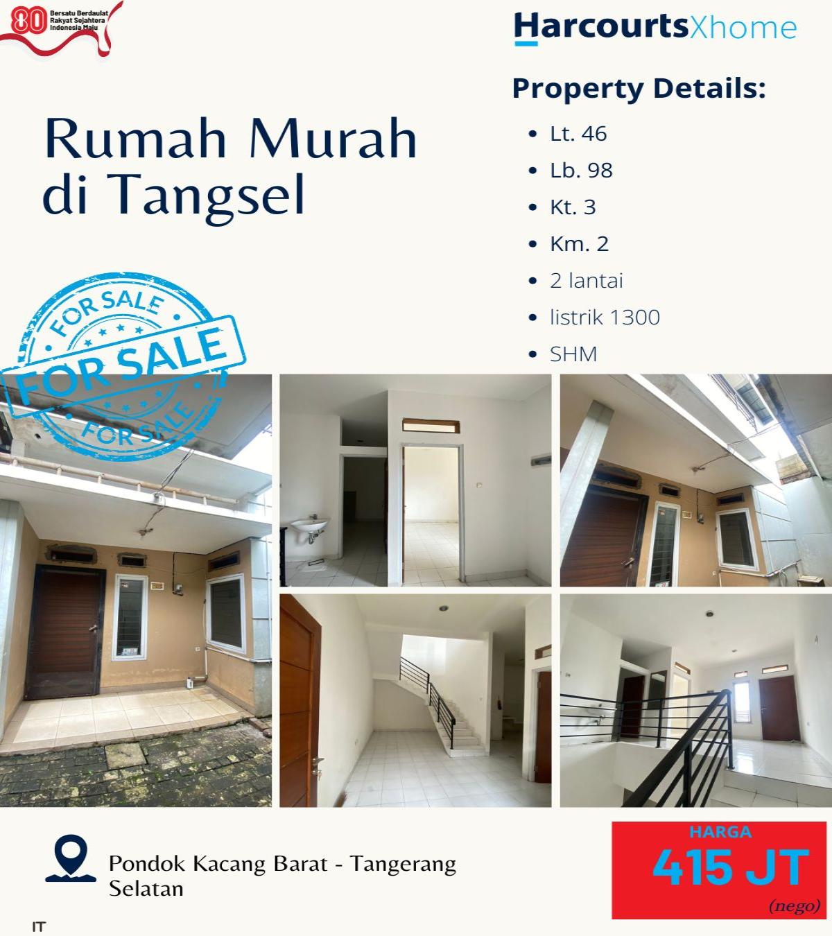Dijual rumah di Pondok Kacang Barat Tangerang Selatan - Foto 2