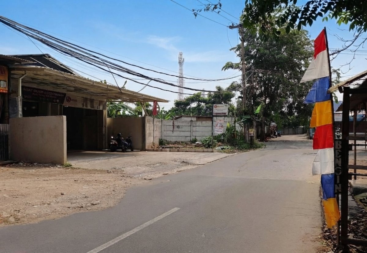 Dijual Tanah Luas 975 m² - 8 Menit dari Exit Toll Jelupang, Tangerang Selatan